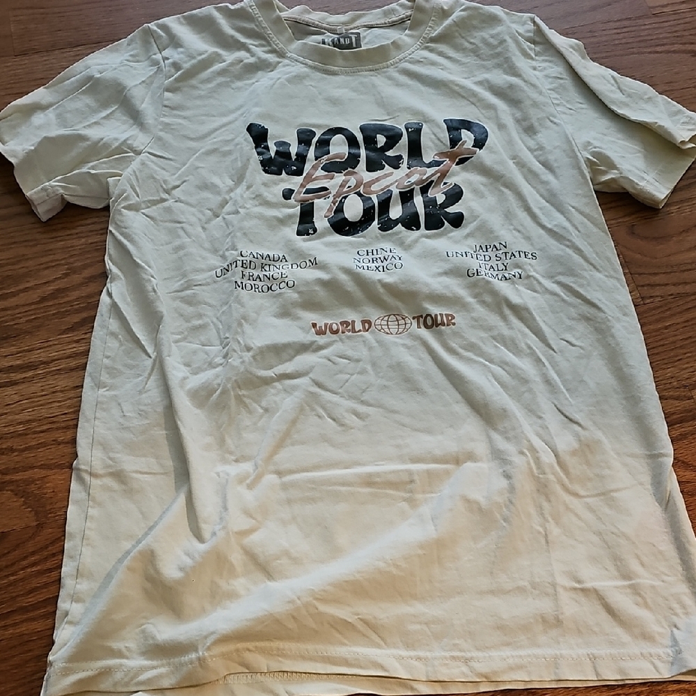 Disney Epcot Park World Tour Graphic T-Shirt